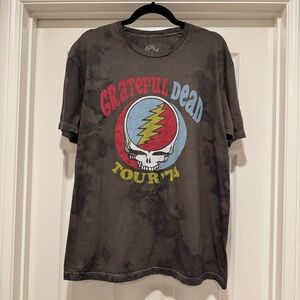 New! Grateful Dead Tour '74 Tie-Dye T-Shirt - 100% Cotton Unisex Medium